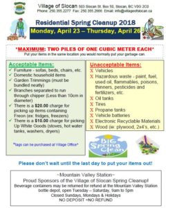 Spring Cleanup 2018